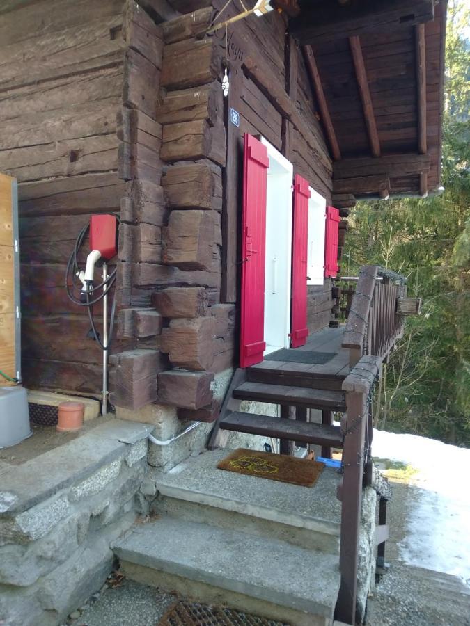 Petit Chalet Rustique Et Bucolique Bovernier Zewnętrze zdjęcie